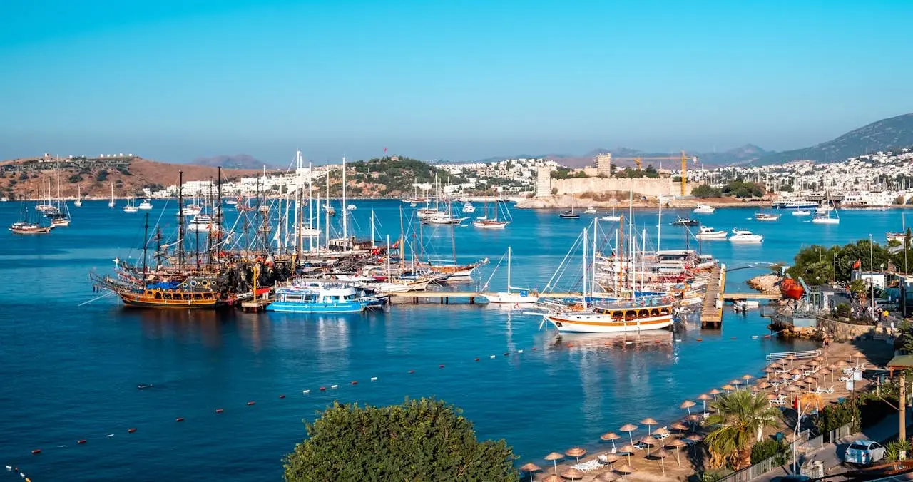 Bodrum'da tekneler